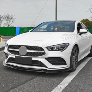 Spoiler de pare-chocs avant pour Mercedes Benz Classe CLA C118 X118 W118 2020-2023 Accessoires Kits carrosserie Couverture Noir brillant - Product Image 6