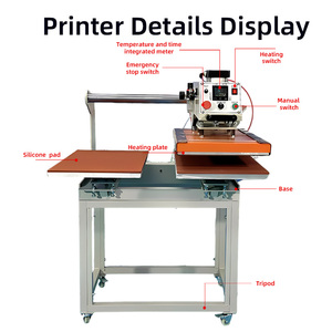 40x60cm Double Station Pneumatic Sublimation Heat Press Machine High Heat Transfer Sublimation - Product Image 1