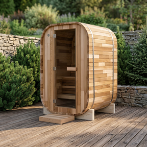 Sauna de madera/Sauna de madera para exterior e interior/Sauna de madera de lujo/Sala de sauna de bienestar/Sauna de spa de lujo/Cabaña de sauna/Barril de sauna - Product Image 3