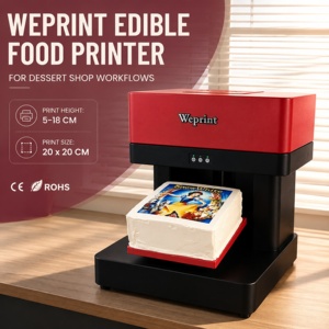 Impresora de Tinta Comestible para Alimentos, para Decoración de Pasteles, Café Latte Art, Macarons, Galletas, Chocolate, Certificación FDA, HALAL, Kosher, Global - Product Image 2