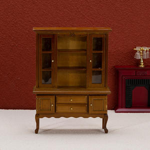 1:12 échelle bricolage bois Miniature buffet armoire OB11 modèle pour maison de poupée meubles et Restaurant scène accessoire - Product Image 2