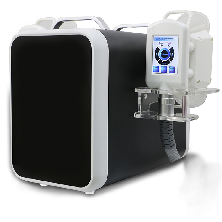 Mejor Máquina Portátil de Crioterapia de Congelación de Grasa de Doble Cabezal de Escritorio para Pérdida de Peso Congelando Grasa con Vacío Dual