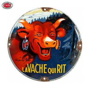 Letrero Esmaltado con Forma Personalizada de <span class=keywords><strong>Felix</strong></span> el Gato Chevrolet, Versión 2, Placa de Porcelana Envejecida Estilo Hot Rod para Decoración de Garaje o Cuarto de Hombre - Product Image 5
