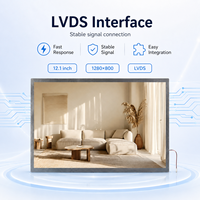 Sonnenlichtlesbares Maßgefertigtes 12,1 Zoll IPS TFT LCD Display-Modul 1280x800 550 Cd/m² LVDS-Schnittstelle für Industrielle HMI-Systeme