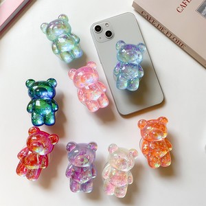 ขาตั้งโทรศัพท์แบบตั้งโต๊ะ รุ่น Bear Phone Bracket พร้อมเบาะรองรับแบบ Air Cushion ดีไซน์ 3 มิติ เรียบง่าย ติดตั้งง่าย ใช้กับโทรศัพท์มือถือ - Product Image 1