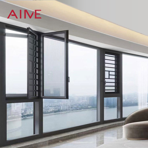 Fenêtre insonorisée en aluminium à ouverture basculante et coulissante avec double vitrage pour un environnement intérieur silencieux - Product Image 1