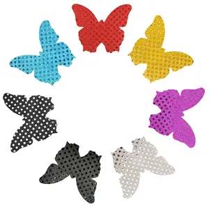 Hot Sexy Nipple Pasties Disposable Design Sequins Nipple Sticker Cover Butterfly Sticker Breast Nipple Woman Cover Rave Pasties