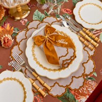 Napperons et serviettes de table en coton et lin brodés à bords festonnés, couleur et taille personnalisées pour la décoration de table de mariage, vente en gros