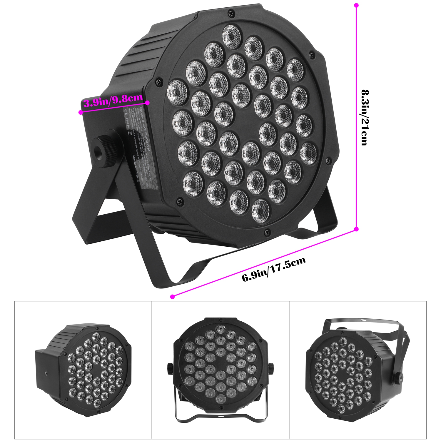 U&#39;King 最新パーティーライト 6LED*48パターン ディスコライト dj U'King 最新パーティーライト 6LED*48パターン ディスコライト