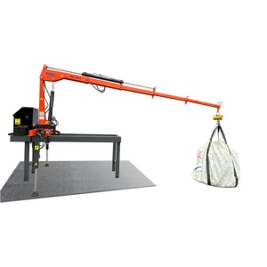 500kg / 1000kg Hydraulic Mini Electric <strong>Remote</strong> <strong>Control</strong> Truck / Tractor / Marine / Flat Trailer Pick up Lifting <strong>Crane</strong> - Product Image 4