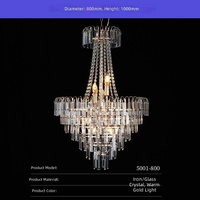 Nouvelles décorations de mariage, lustre en cristal de style européen à douze bras pour plafond, hôtel, salle de banquet, salle de mariage, éclairage décoratif