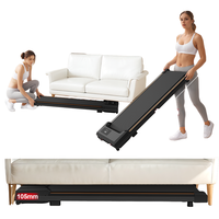 Tapis de Course Électrique Silencieux et Portable Sous Bureau avec Inclinaison, Tapis de Marche à Écran LED, Tapis Roulant Électrique pour la Maison