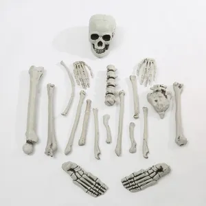 Garden 28 Pcs Wholesale Horror Spooky Skull Head Halloween Skeleton Bones For Sale