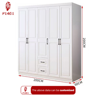 Armoire de chambre à coucher au design moderne et minimaliste, sur mesure en usine, meuble de rangement familial en cubes