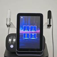 Appareil professionnel de rajeunissement cutané à double poignée en ABS pour lifting du visage, élimination des cicatrices et anti-âge, compatible AU CN EU UK JP et autres régions