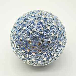 <span class=keywords><strong>D100</strong></span>ลูกเต๋าโลหะแบบกำหนดเองสำหรับดันเจี้ยนและมังกร (DND) RPG Ball ROLL tabletop polyhedral - Product Image 5