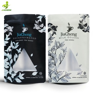 Tùy chỉnh in cấp thực phẩm rỗng khóa zip khóa nhôm lá Mylar đứng lên túi trà bao bì túi - Product Image 5