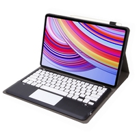 Pas cher Pour Xiaomi Redmi Pad Pro 12.1 A0N11-A détachable bluetooth clavier TPU cuir d'agneau étui pour tablette avec pavé tactile