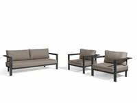 Ensemble de mobilier d'extérieur pour patio et jardin Tarraces Balcon Canapés pour arrière-cour Groupe de sièges pour l'extérieur Canapé de restaurant de luxe