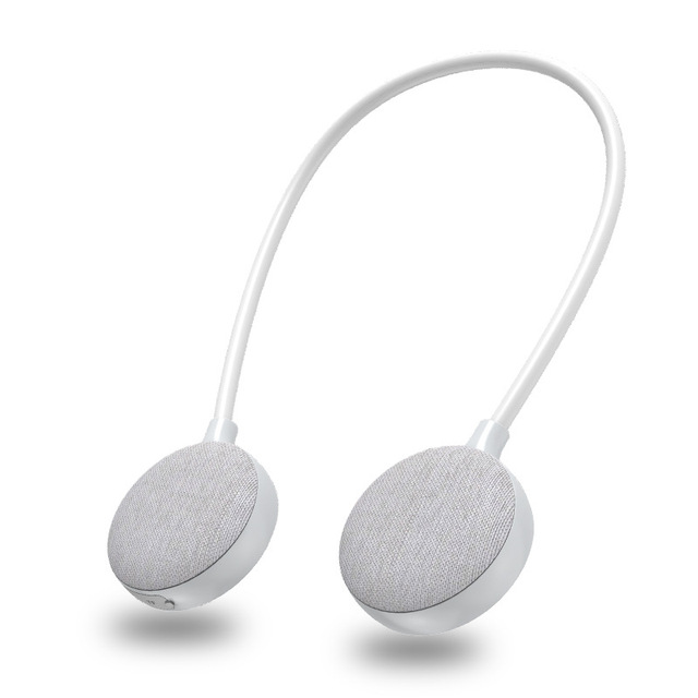 Wearable Gaming Neckband Speaker Rechargeable Battery V5.3 IPX-5 Waterproof Stereo Two-Way Surround Sound 5-10W Output Computer