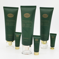 Tube cosmétique en aluminium-plastique tuyau PE 19 diamètre 120g nettoyant conditionneur tube de crème pour les mains couvercle de galvanoplastie