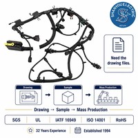 Connecteurs adaptateurs OEM 2/3/4/5/6 broches étanches en PBT/PTFE/Nylon avec faisceau de câbles en cuivre étamé pour électronique, ordinateurs et automobiles