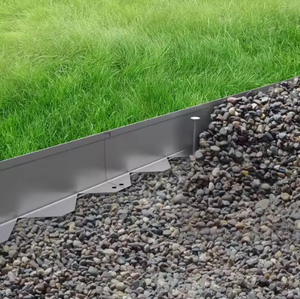 Borde Flexible Ornamental de Acero Inoxidable para Jardín y Paisajismo, Borde Metálico para Césped y Áreas de Piedra - Product Image 6