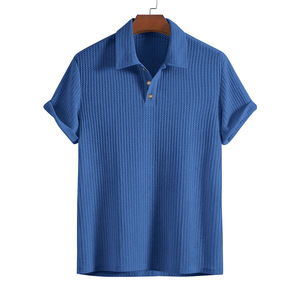 <span class=keywords><strong>Uomo</strong></span> a maniche corte per <span class=keywords><strong>Polo</strong></span> 220g Morgan tessuto di qualità per Amazon bottone di fabbrica di alta qualità - Product Image 3