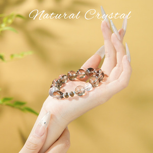Bracelet en perles de cristal naturel, bijoux en pierre de guérison pour femmes et hommes - Product Image 2