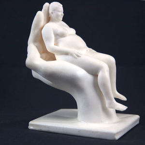 Vente chaude Nature Marbre Statue Mère Donnant <span class=keywords><strong>Naissance</strong></span> <span class=keywords><strong>Bébé</strong></span> Statue Décoration Marbre Sculpture - Product Image 4