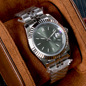 Montre automatique mécanique de luxe pour homme MINUTETIME avec cadran vert, logo personnalisé, mouvement NH35, étanche 5ATM, verre saphir - Product Image 3