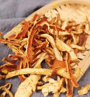 Kulit Jeruk Kering Irisan Berkualitas Tinggi Tanpa Bahan Tambahan, Kulit Tangerine Kering, Herbal Kering Cina, Buah & Bunga Kering, Pemasok