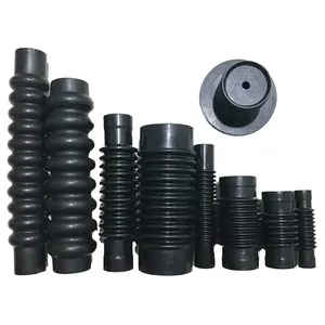 Customized NBR Neoprene Flexible Rubber Round Hose Dust Covers Silicone Rubber Bellows