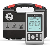 Appareil EMS TENS 5 en 1 avec 5 modes, 60 niveaux d'intensité, ceinture à clip, 7000 TENS EMS rechargeable