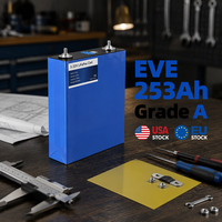 Batterie LiFePO4 EVE LF253 253Ah 3.2V Grade A avec code QR original et rapport de test d'usine, en stock UE/US 2026 (EVE 230Ah)