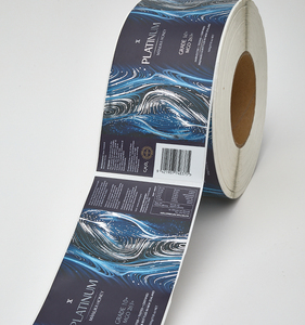 Nhà Máy Giá tùy chỉnh tự dính sang trọng không thấm nước tại chỗ UV kim loại bạc Bopp mật ong thực phẩm nhãn dán - Product Image 2