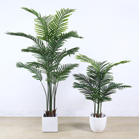 Palmier artificiel Areca, plante artificielle en plastique luxuriante, écologique pour la décoration intérieure, extérieure, maison, bureau, hôtel, intérieur de luxe