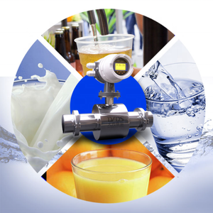 Débitmètre à raccord tri-pince de 1.5 pouces de qualité alimentaire DN50 capteurs de débit de lait de bière Flujometro débitmètre électromagnétique - Product Image 5