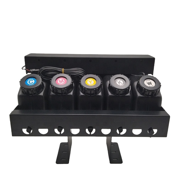 Hot Sale! Original Printhead Dx5 Uv Ink 5colors Ink tank Continuous Ciss Bulk with Alarm for UV Printers for Printing CMKYW