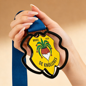 Medalla Deportiva Personalizada de Aleación de Cobre, Zinc y Oro y Plata en 3D para Fútbol, Baloncesto, Maratón y Carreras - Product Image 1