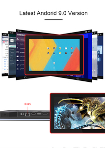 Wall Mount 10.1 inch màn hình cảm ứng PoE NFC RFID rk3566 Android 11 xung quanh LED thanh ánh sáng đặt phòng hiển thị phòng họp máy tính bảng - Product Image 3