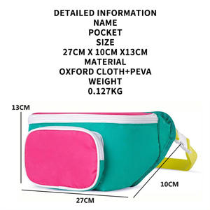 बर्फ कूलर पंखे बेल्ट बाम बैग खेल जिम इन्सुलेट मजाकिया पैक कमर बैग - Product Image 3