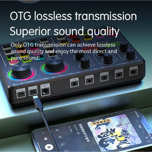 Nouvelle version anglaise de la carte son en direct, interface audio stéréo avec emballage et manuel d'utilisation en anglais pour le streaming et l'enregistrement - Product Image 2