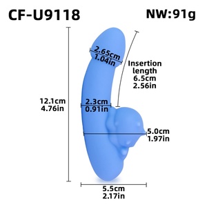 Vibrador de Punto G de Diseño Único CITYFUN, Vibrador en Forma de U, Varita de Masaje para Vagina y Clítoris, Masturbador Femenino, Juguetes Sexuales para Mujeres - Product Image 2
