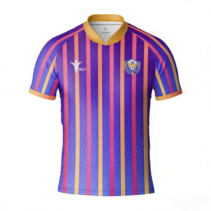 เสื้อฟุตบอลทีมชาติไทยแบบกำหนดเอง เสื้อฟุตบอลสำหรับฝึกซ้อม เสื้อฟุตบอลสโมสร เสื้อฟุตบอลแบบกำหนดเองสำหรับทุกเพศ เสื้อผ้ากีฬาฟุตบอล - Product Image 2