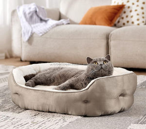 Winter Pet <b>Dog</b> <b>Bed</b> with Slip Resistant Bottom Indoor <b>Round</b> Puppy Cat <b>Bed</b> Soft Warm Washable Pet Nest for Small Medium <b>Dogs</b> Cats - Product Image 5