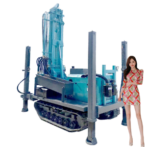 Machine de forage de puits d'eau à chenilles automotrice de 200m au Mexique - Product Image 1