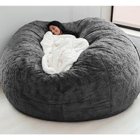 Sofá Cama Gigante de Terciopelo Puf con Funda Extraíble, Diseño Moderno para Salas de Estar de Apartamentos y Hoteles
