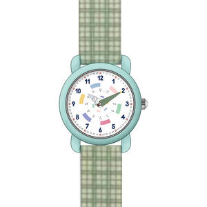 Jam Tangan Kuarsa Tahan Air untuk Anak-anak Jam Tangan Klasik yang Cantik untuk Anak Perempuan dan Laki-laki dengan Tali Cetak Berwarna Jam Tangan Anak-anak - Product Image 2