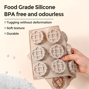 แม่พิมพ์เค้กมูสซิลิโคนปลอดสาร BPA ยี่ห้อ MUYULINS รุ่น 15 ช่อง สำหรับทำขนมไหว้พระจันทร์รูปสตรอว์เบอร์รี่ ได้รับมาตรฐาน LFGB พร้อมเคลือบสารกันติดแบบแพลตตินัม - Product Image 4